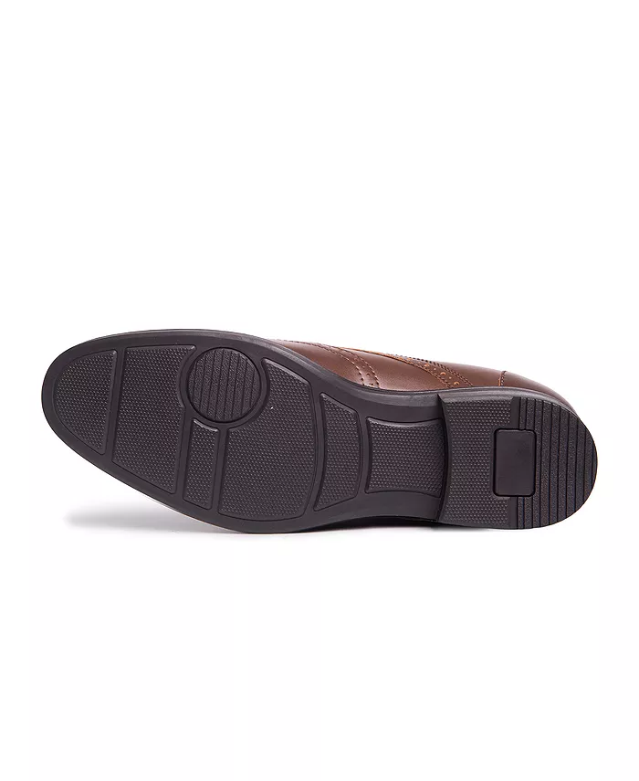 Howard Street технология Hands-Free Slip On оксфорды Wingtip Marc Joseph New York, коричневый — фото 3