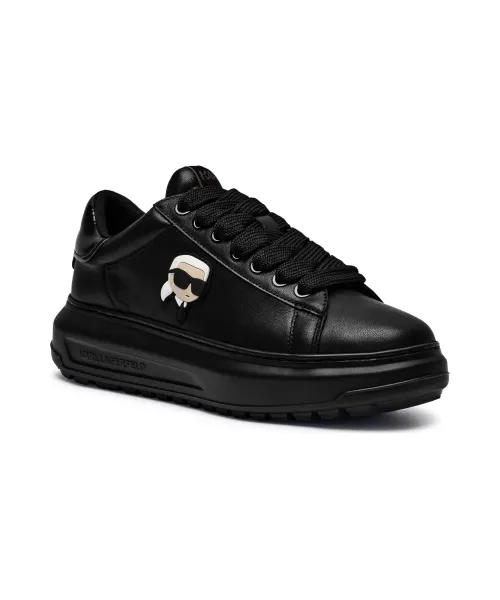 

Кожаные кроссовки kapri lug Karl Lagerfeld, черный