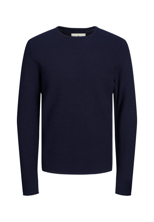 

Вязаный свитер Miguel пуловер r-neck Jack & Jones, синий