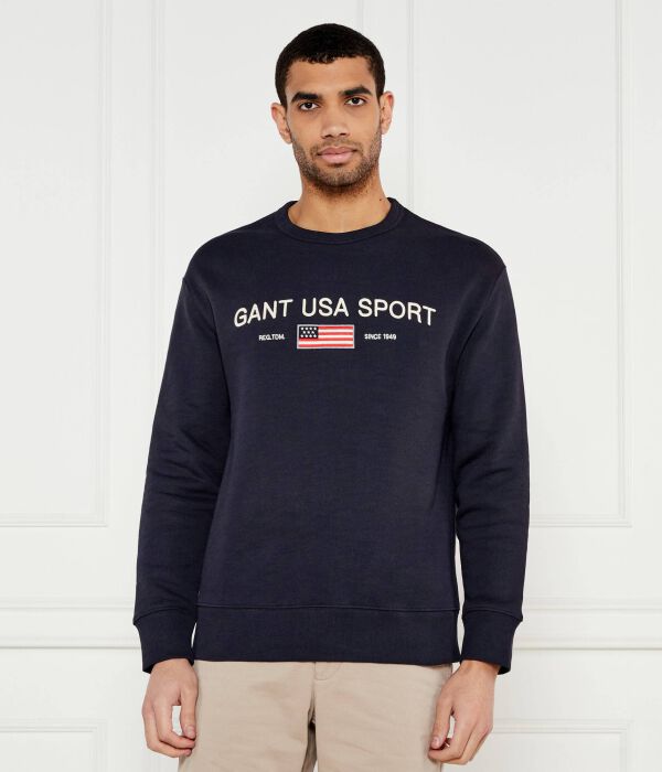 

Свитер Loose fit Gant, синий