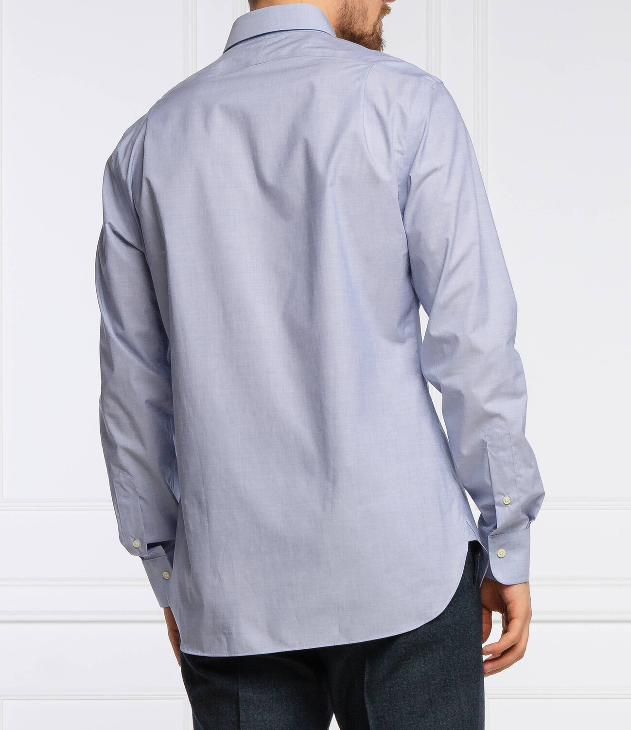 Рубашка POLO RALPH LAUREN slim fit, синий — фото 3