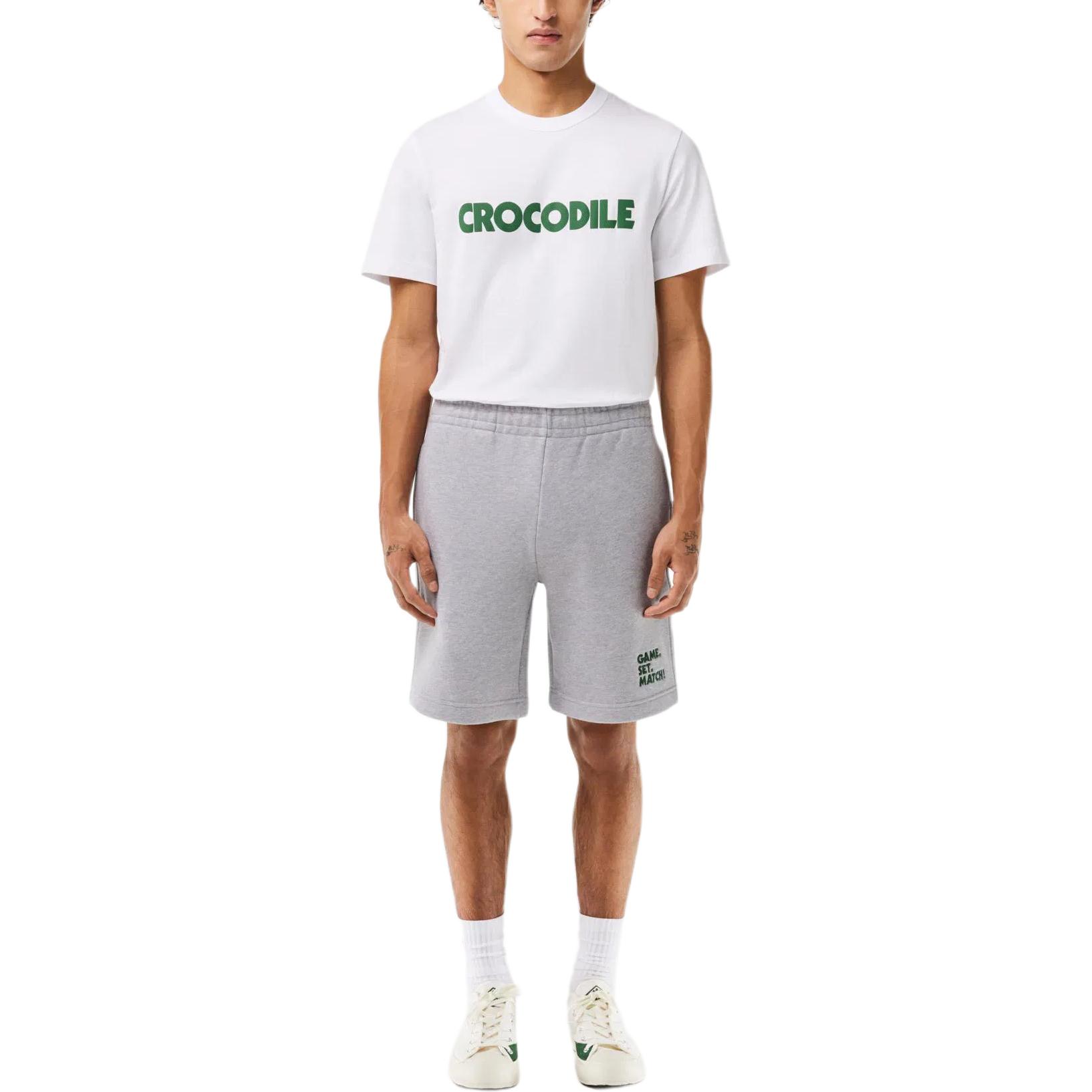 Повседневные шорты мужские Gray LACOSTE, серый серый — фото 4