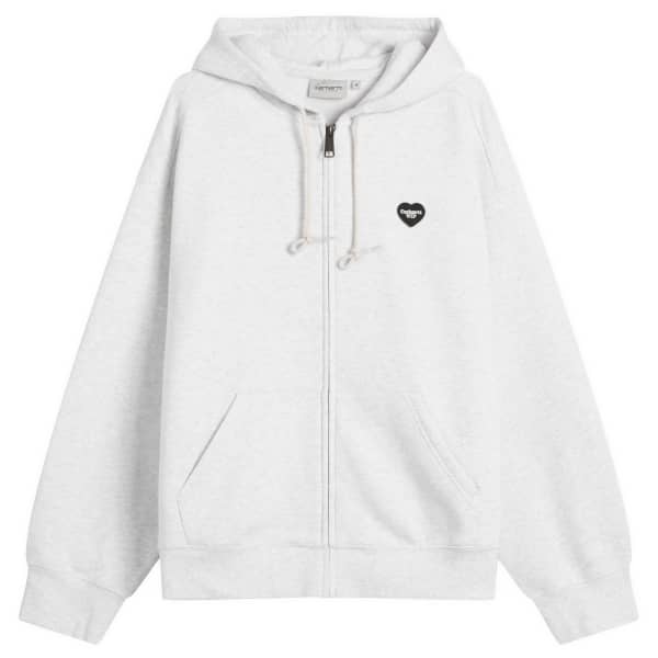 

Толстовка с капюшоном Heart II Hartt Carhartt Wip, цвет ash heather