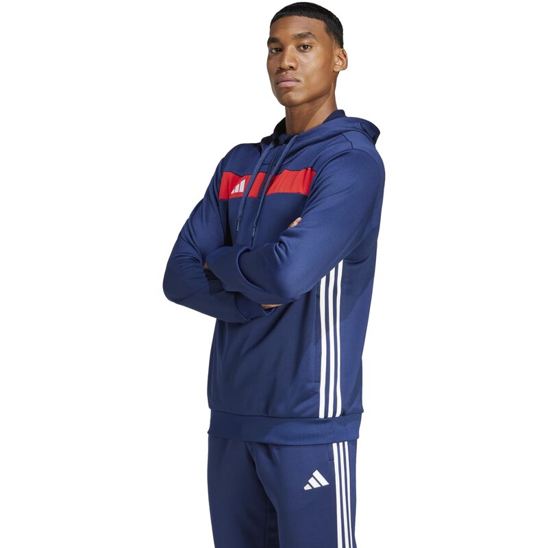 Толстовка с капюшоном Tiro 25 Essentials Sweat Adidas, мультиколор — фото 2