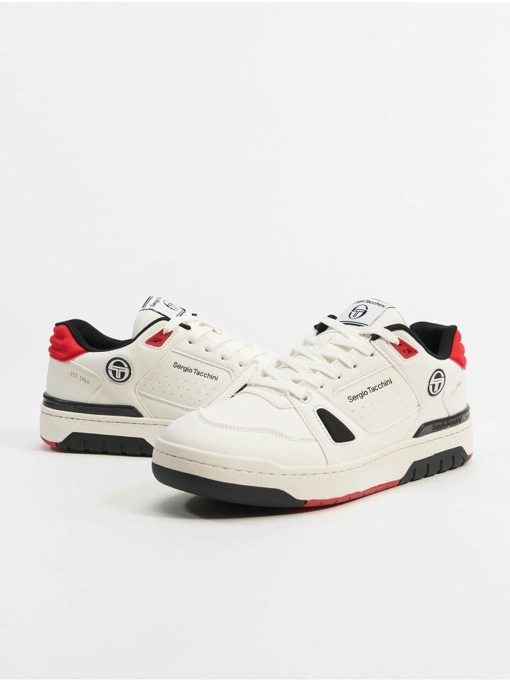 

Кроссовки на шнуровке Sergio Tacchini, цвет white black