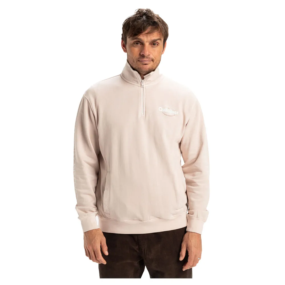 

Толстовка Quiksilver Slab half zip, бежевый