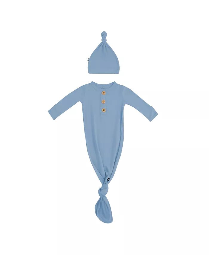 

Платье для девочки с узлом и шапочкой в комплекте Kyte BABY, серый