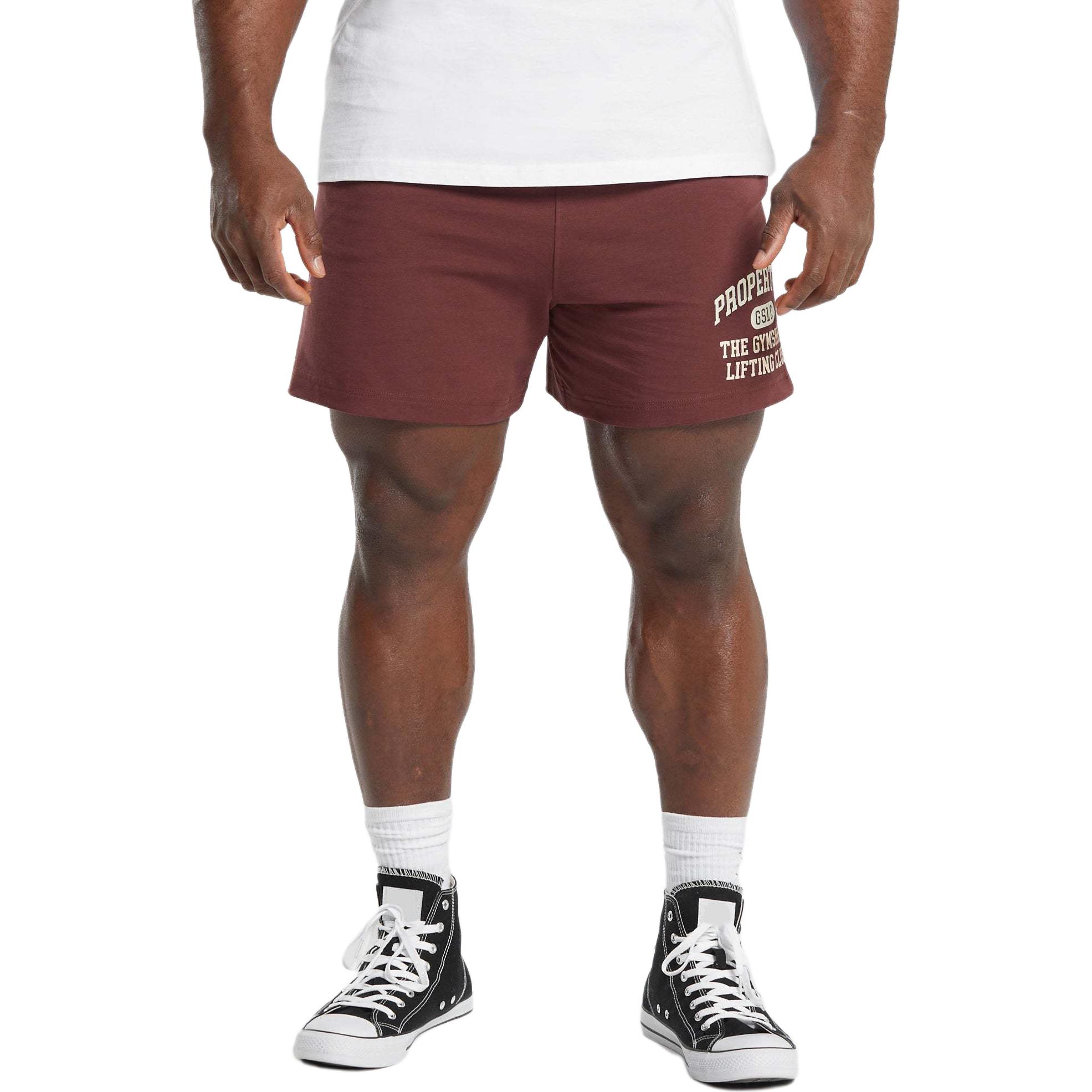 

Облегченные джерси шорты Casual шорты Men's Burgundy GYMSHARK, Burgundy