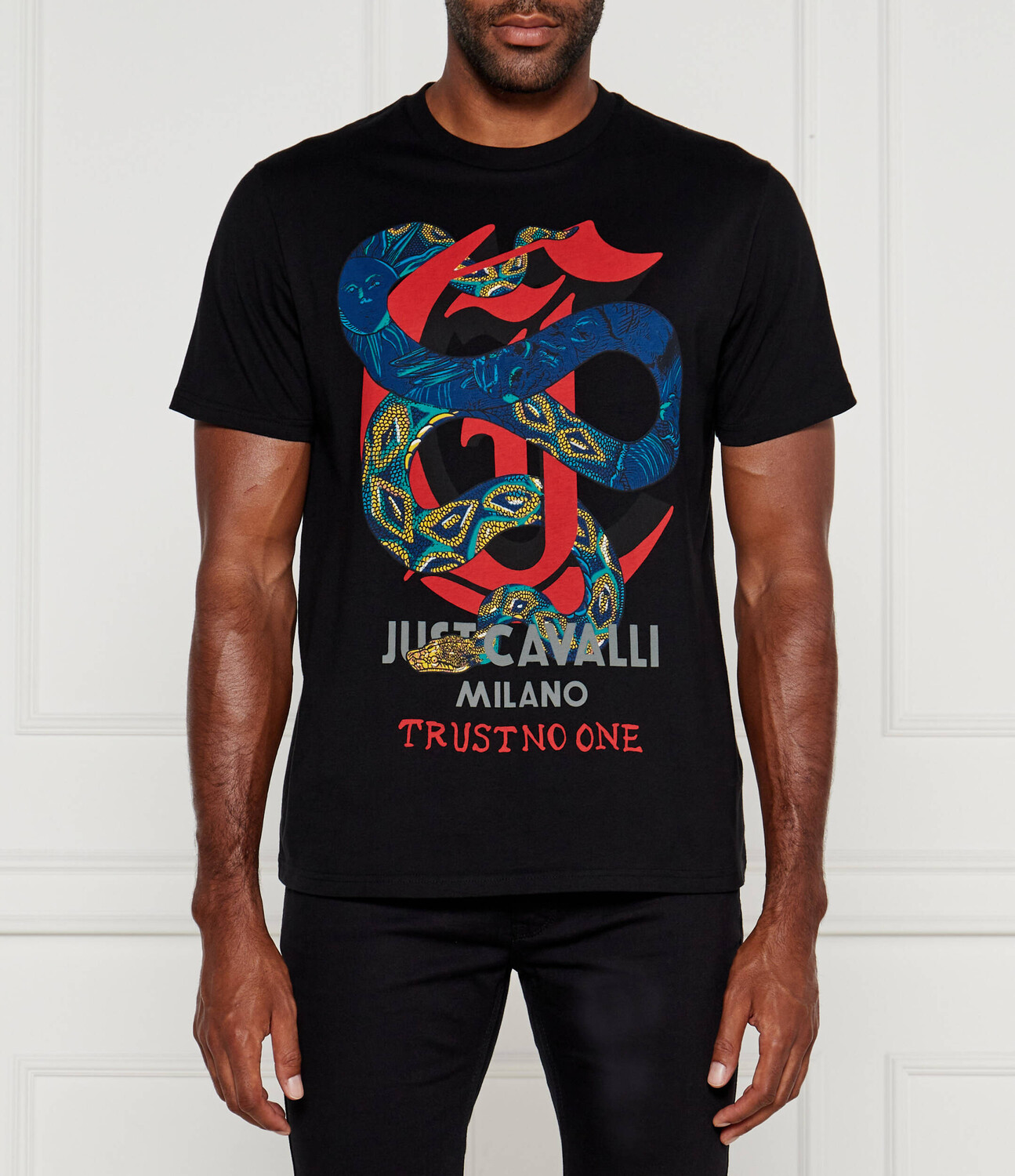 

Футболка Just Cavalli Regular Fit, черный