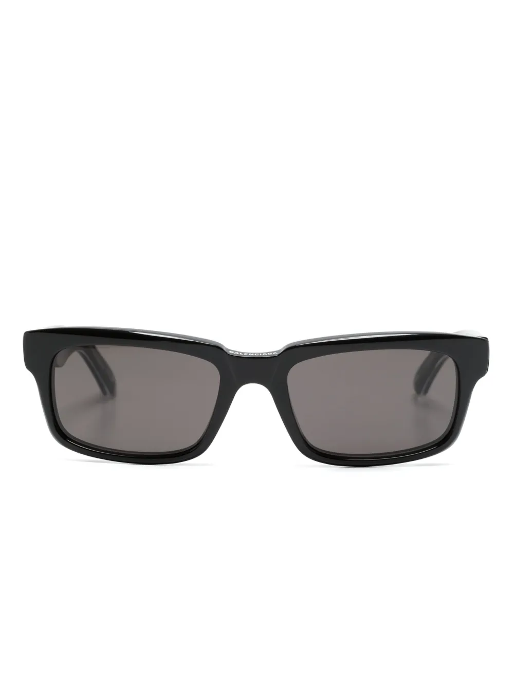 

Солнцезащитные очки в прямоугольной оправе Balenciaga Eyewear, черный