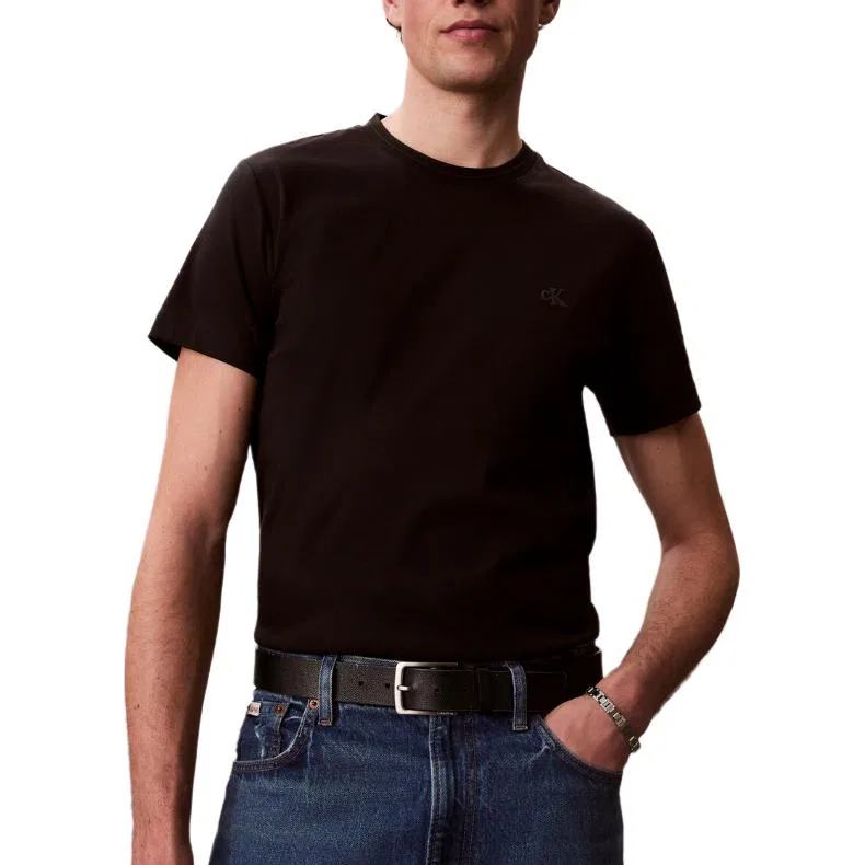 Футболка мужская black crew neck Calvin Klein — фото 4