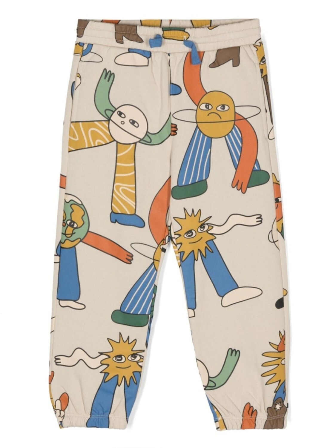 

Stella McCartney Kids спортивные брюки с принтом Space, нейтральный цвет