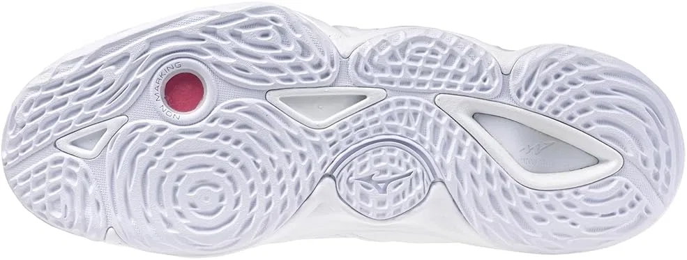 Мужские волейбольные кроссовки Mizuno Wave Momentum 3, White / Silver — фото 2