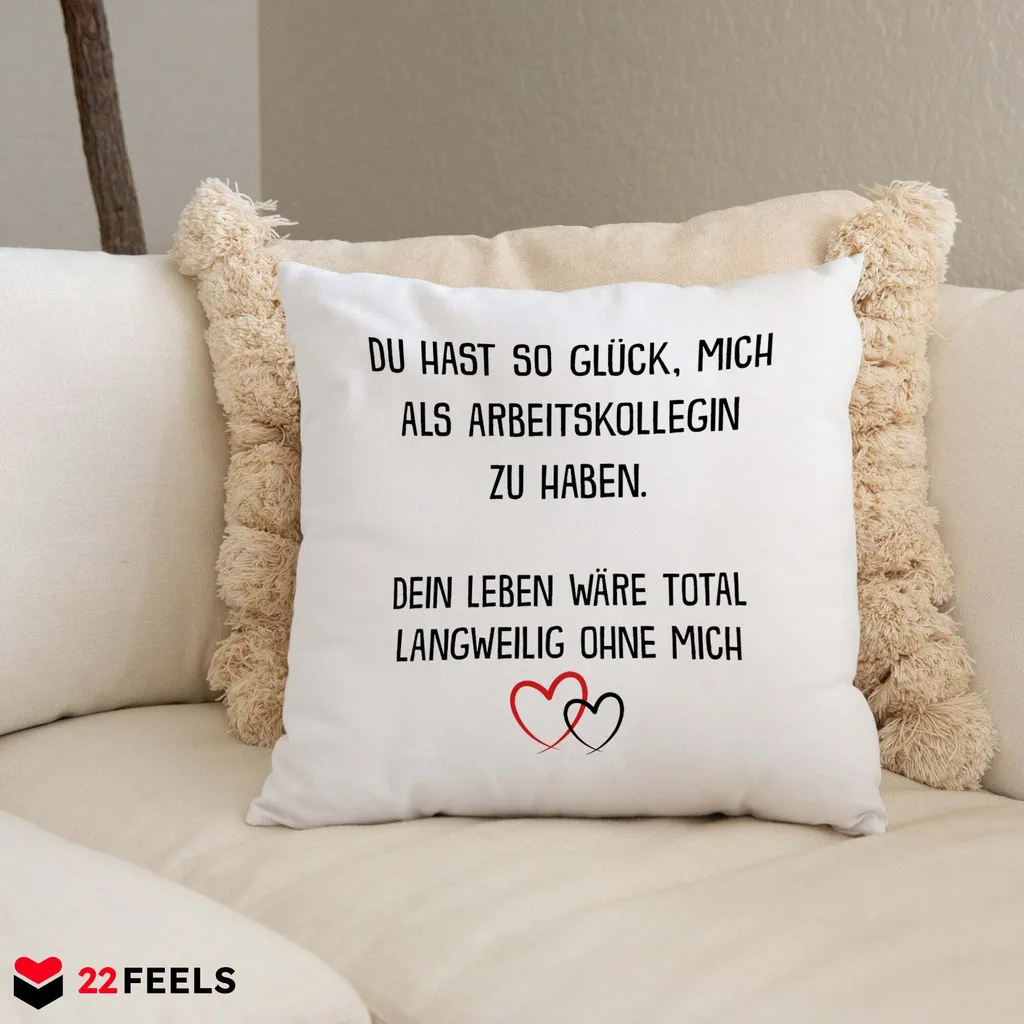 

Декоративная поудшка 22Feels, белый