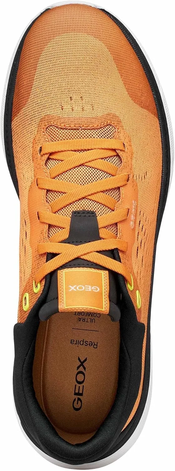 Мужские кроссовки Geox U Spherica Actif X1, черный/оранжевый — фото 3