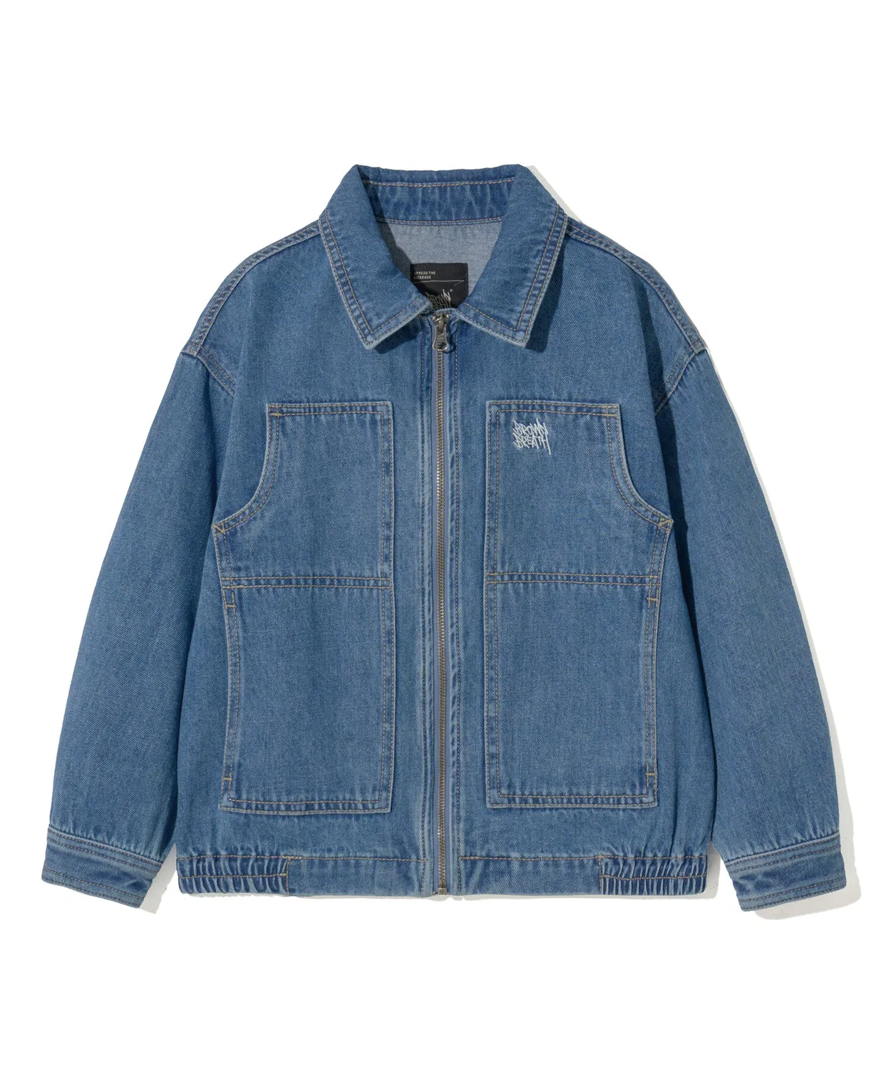 Детский джинсовый комплект с нашивками индиго от Brownbreath Kids — фото 3