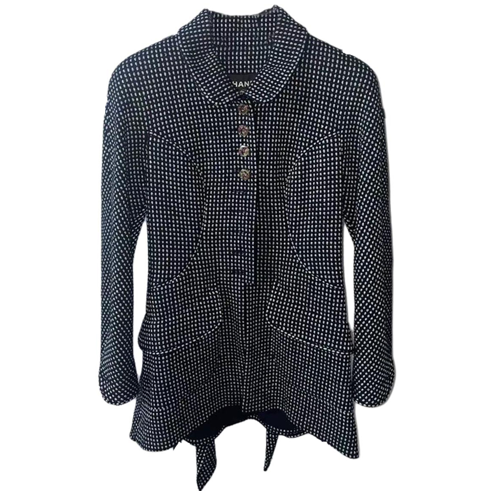 

CHANEL Ранневесенняя стильная куртка женская черная, Black