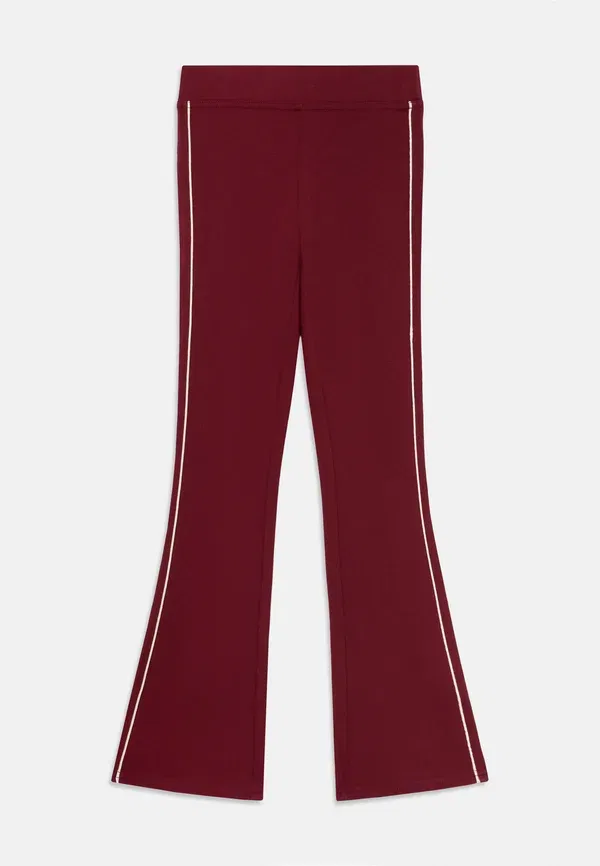 Леггинсы Kmgpaige life piping flared leggings trousers Only Mini, цвет каберне — фото 2