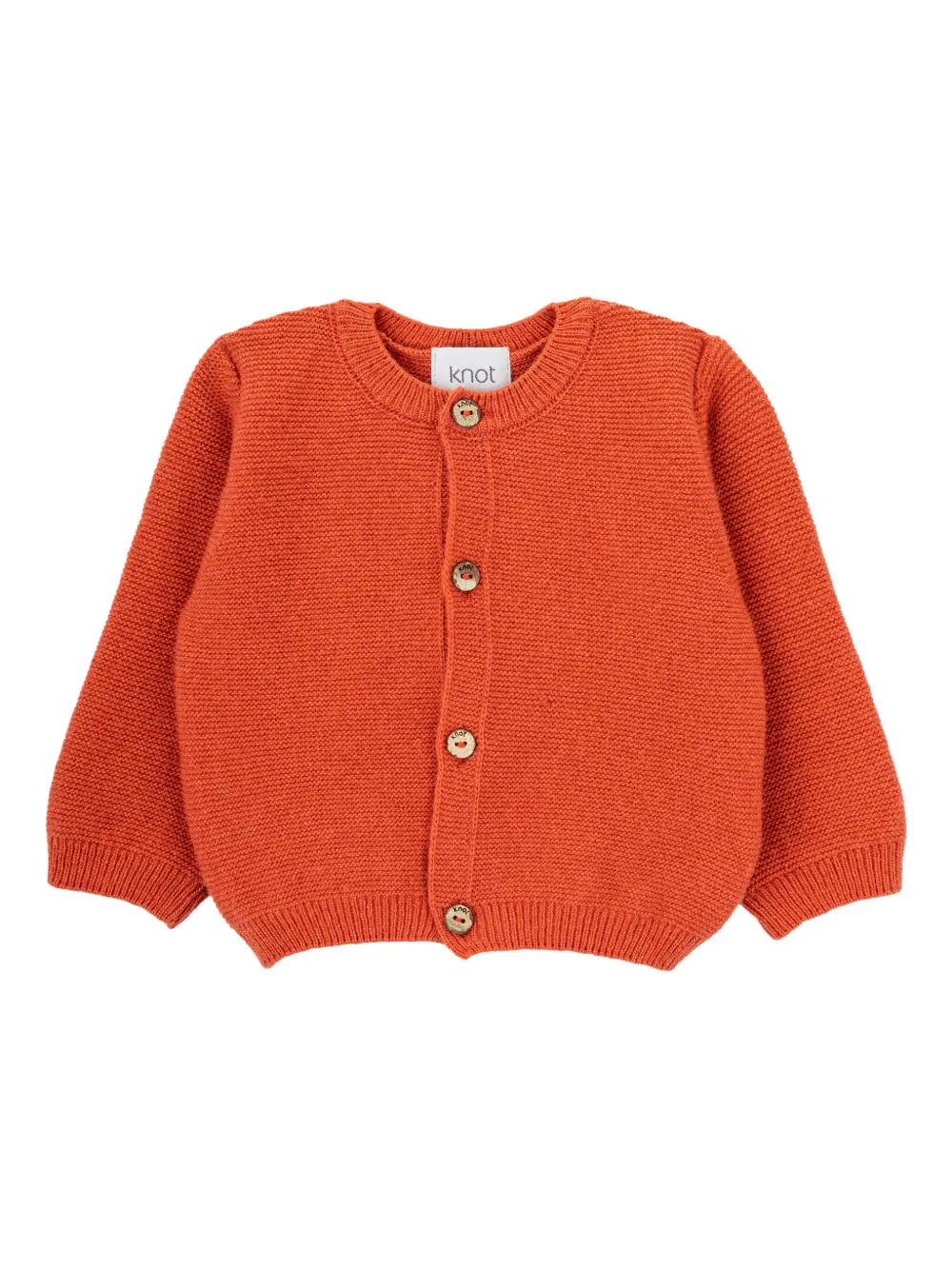 

Кардиган на пуговицах Knot, оранжевый