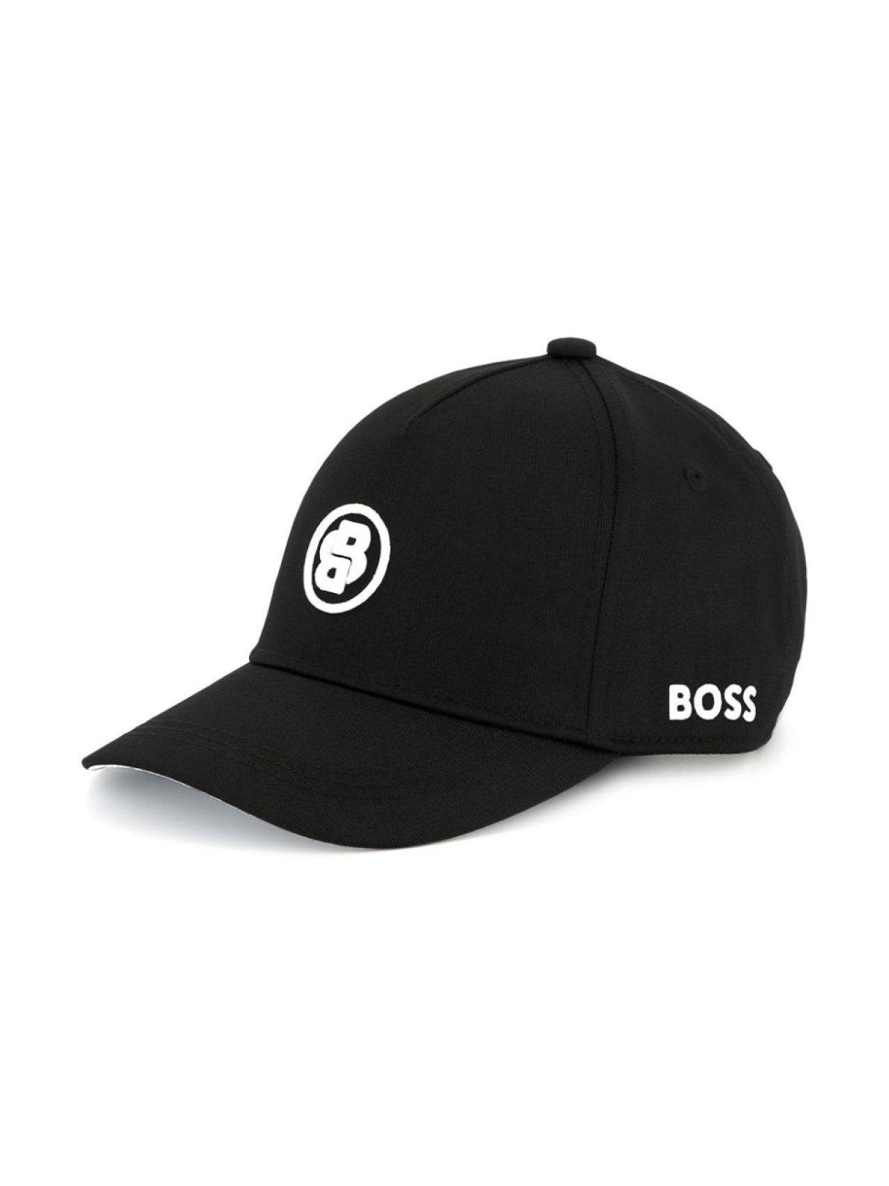 

BOSS Kidswear бейсболка с вышитым логотипом, черный