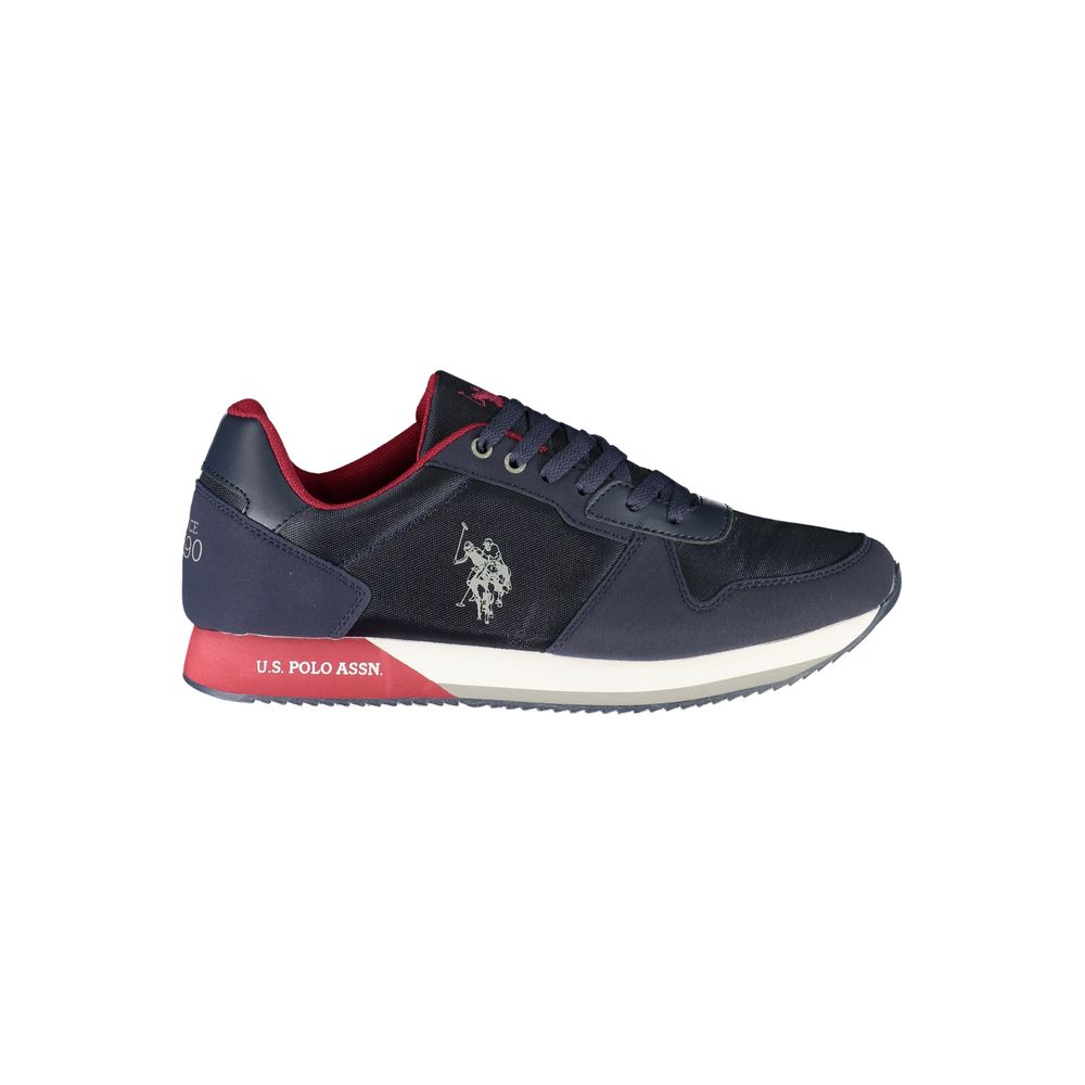 

Синие кроссовки из полиэстера U.S. Polo Assn., синий