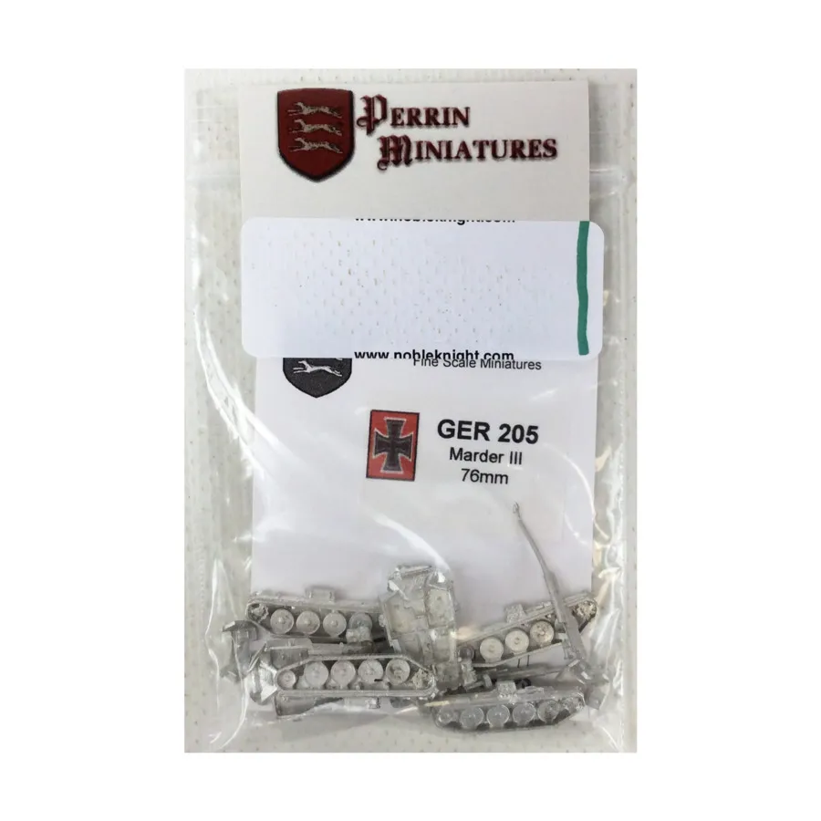 

Мардер III 76 мм, WWII Miniatures - German (10mm) (Perrin Miniatures)