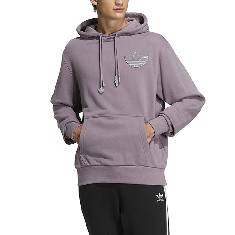 Толстовка мужская фиолетовая Adidas Originals, фиолетовый — фото 2
