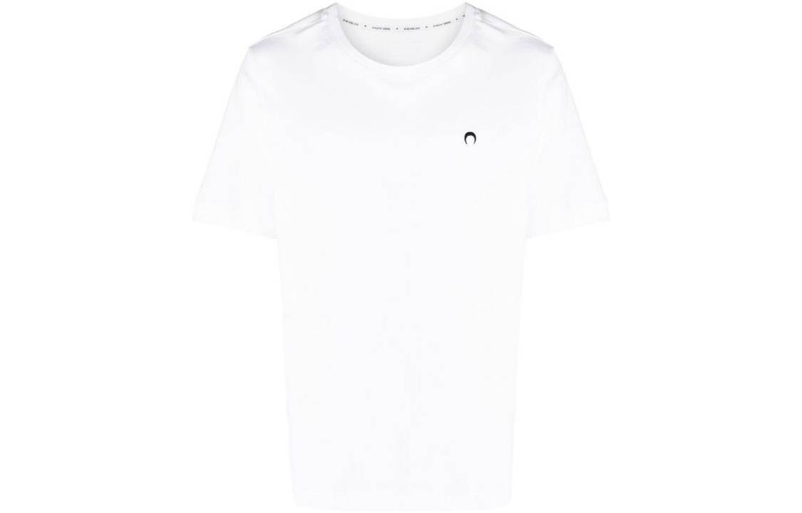 

Marine Serre Футболка мужская белая, Белый, Marine Serre Футболка мужская белая