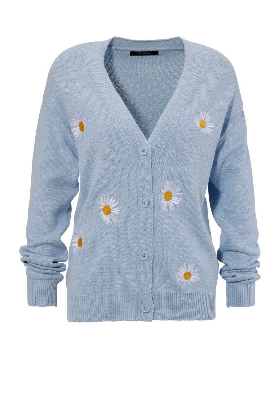 

Вязаный кардиган Aniston CASUAL, Light blue