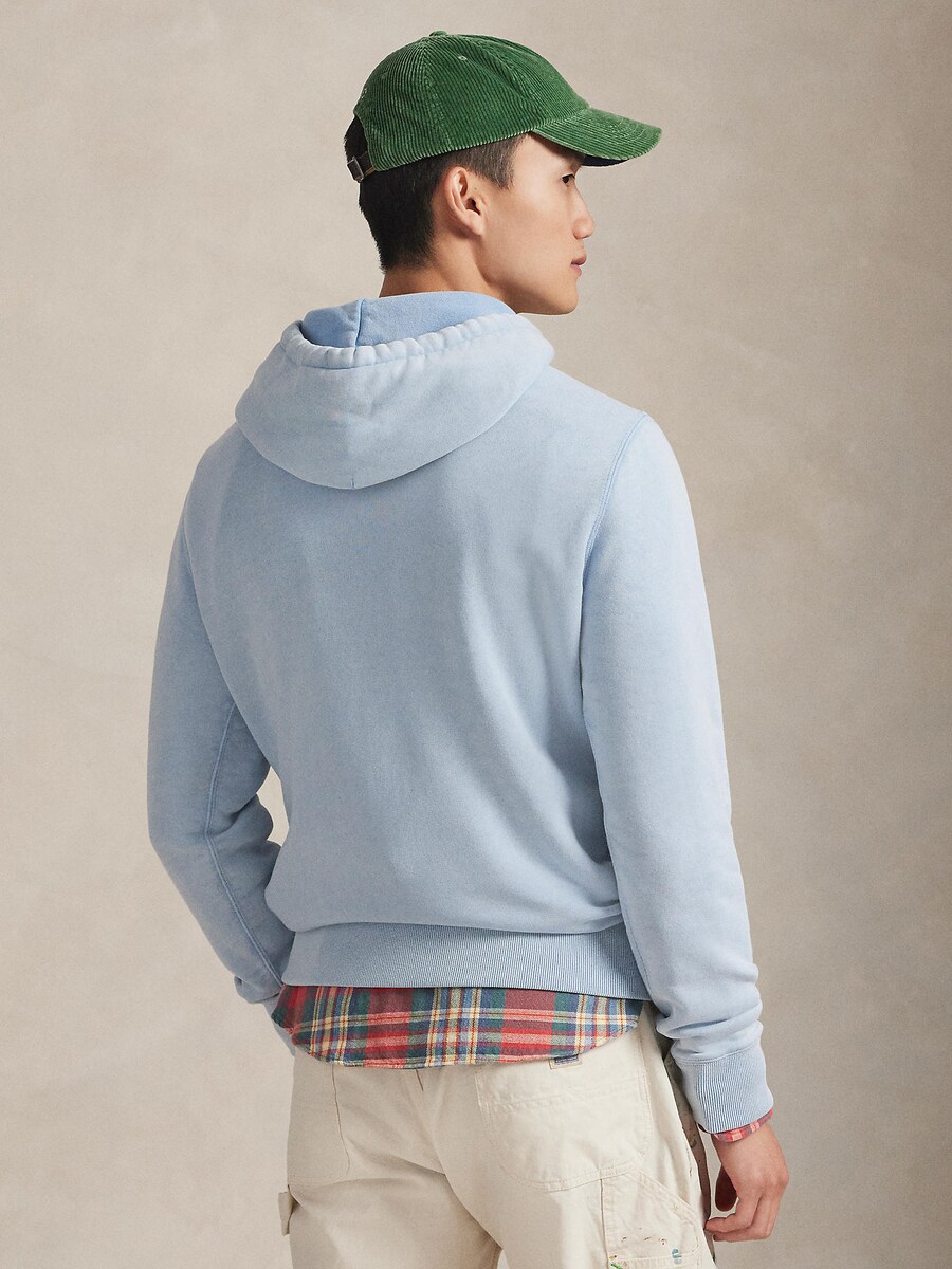 Толстовка Polo Ralph Lauren Seasonal, Blue Denim/Light Blue — фото 4