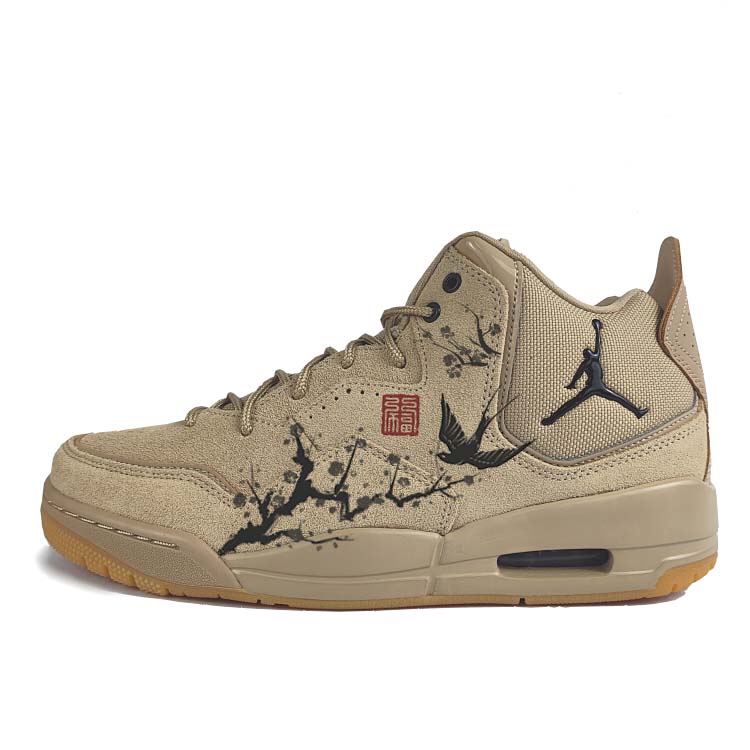 

Jordan Кроссовки баскетбольные Courtside 23 Wear-Resistant Mid-Top Vintage мужские brown