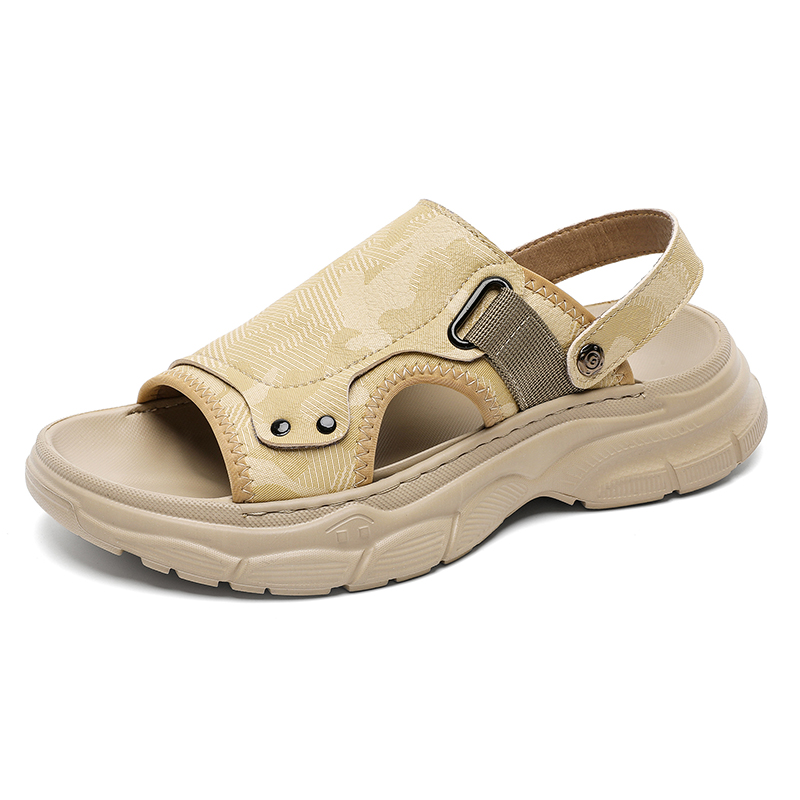 

ZUOSAISI Пляжные сандалии мужские светло-бежевые