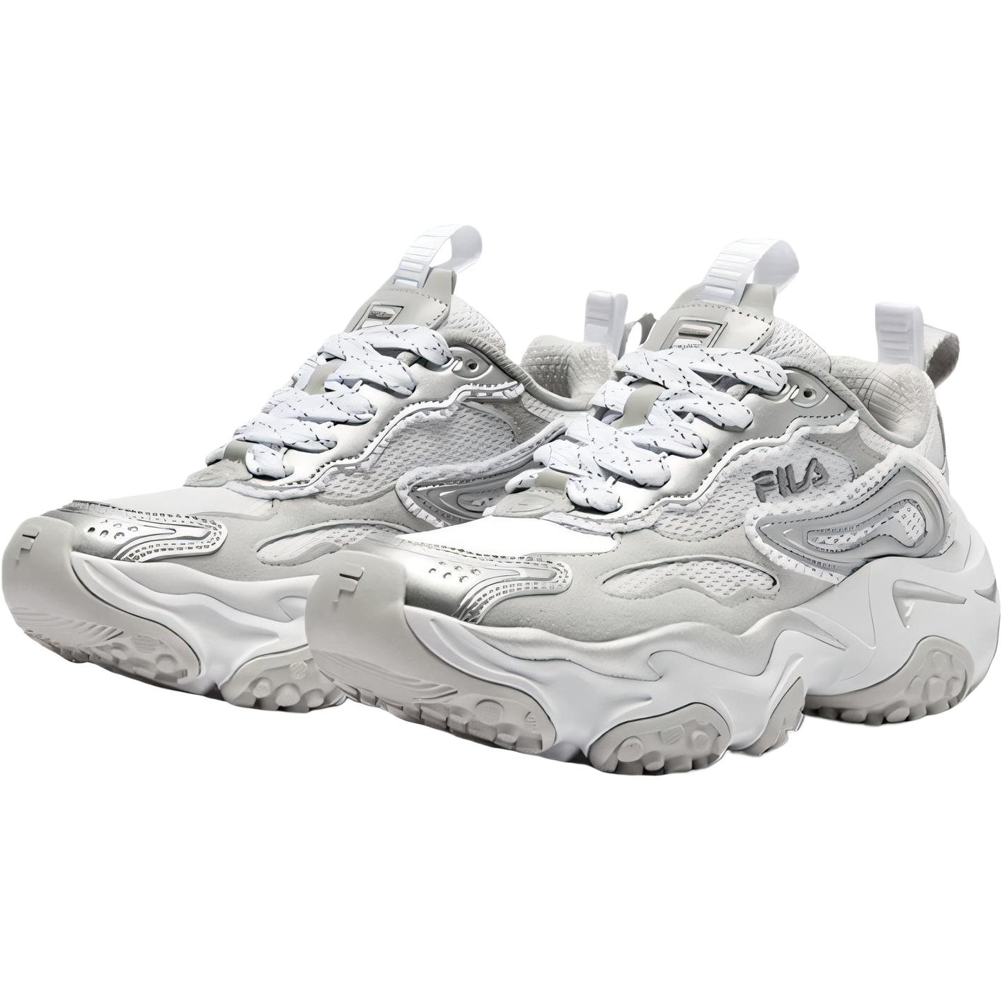 FILA KIDS Детские беговые кроссовки Hippo Shoes Abrasion Resistant FILA White/Wind Chime Gray — фото 2