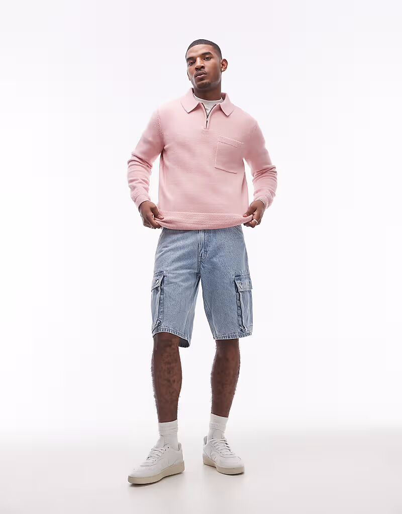 

Джинсовые шорты Levi's 478 Baggy Cargo в отбеленном виде