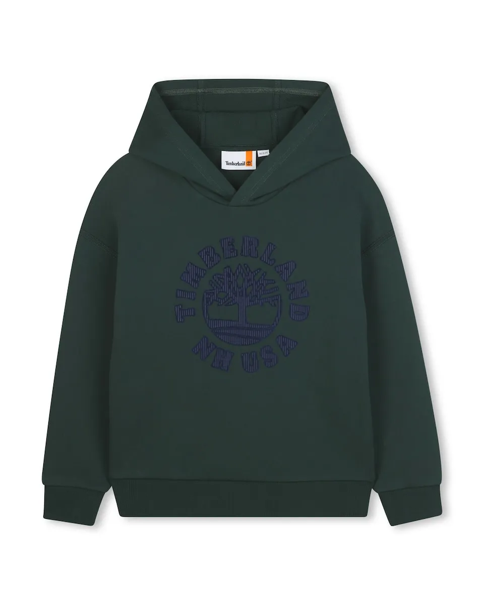 

Детский зеленый свитер с длинным рукавом Timberland