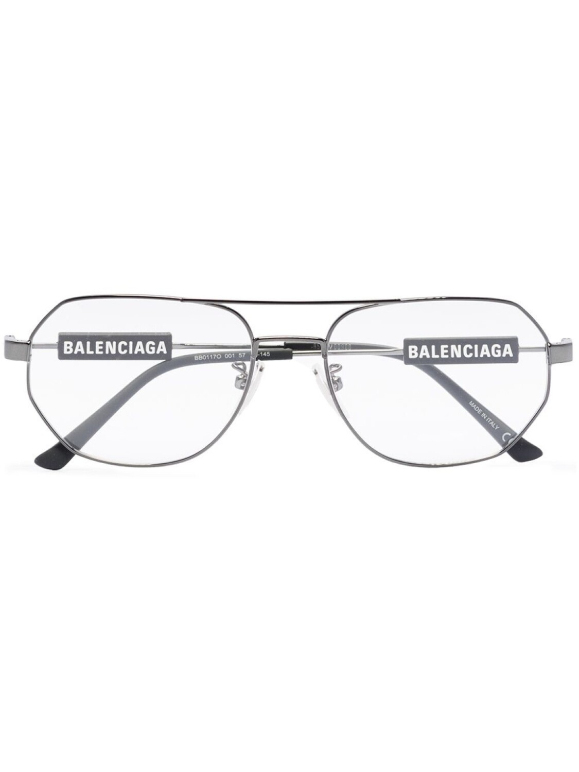 

Balenciaga Eyewear очки с логотипом, серый