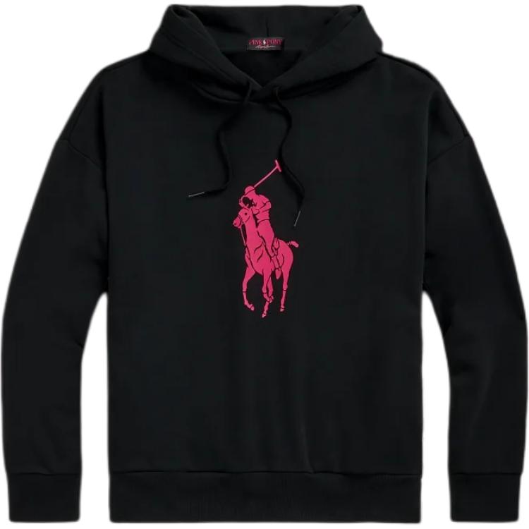 Толстовка с принтом Big Pony Polo Ralph Lauren, черный — фото 3