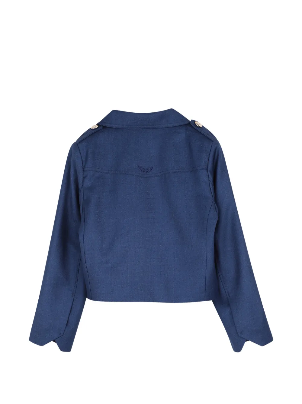 Укороченный жакет Zadig & Voltaire Kids, синий — фото 2