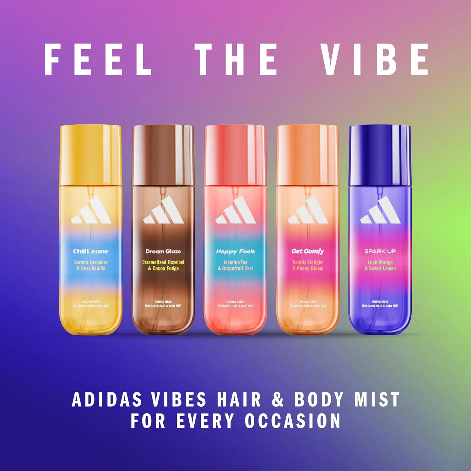 Женский спрей для волос и тела adidas Vibes Spark Up, 236 мл Adidas — фото 4
