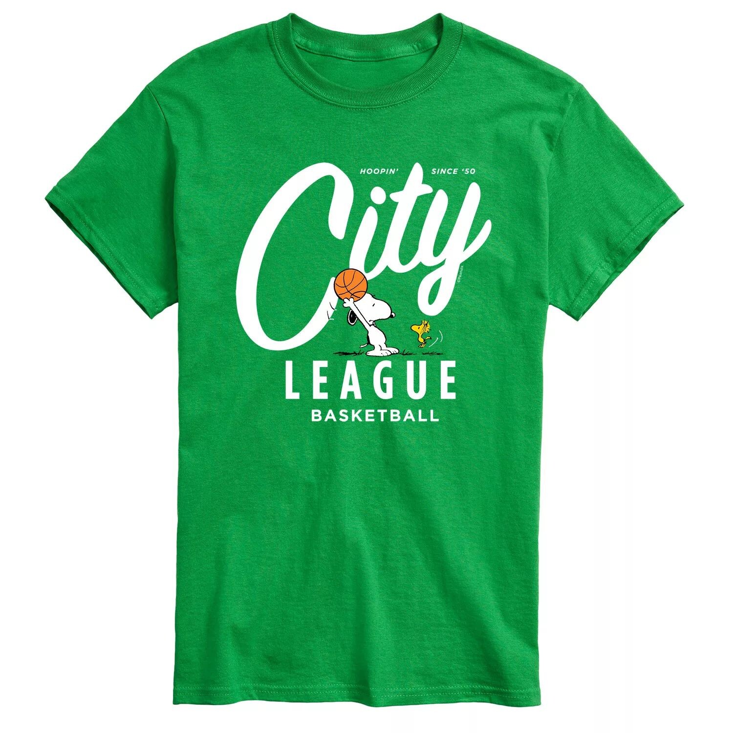 

Футболка Big & Tall Peanuts City League Licensed Character, зеленый