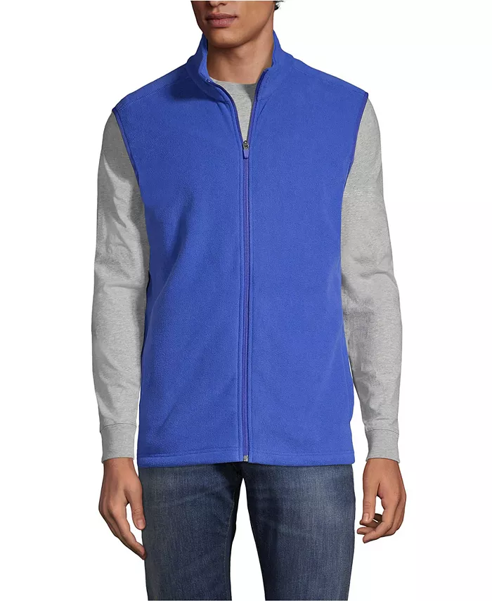 

Школьная форма Мужской жилет Thermacheck 100 Fleece Lands' End, синий