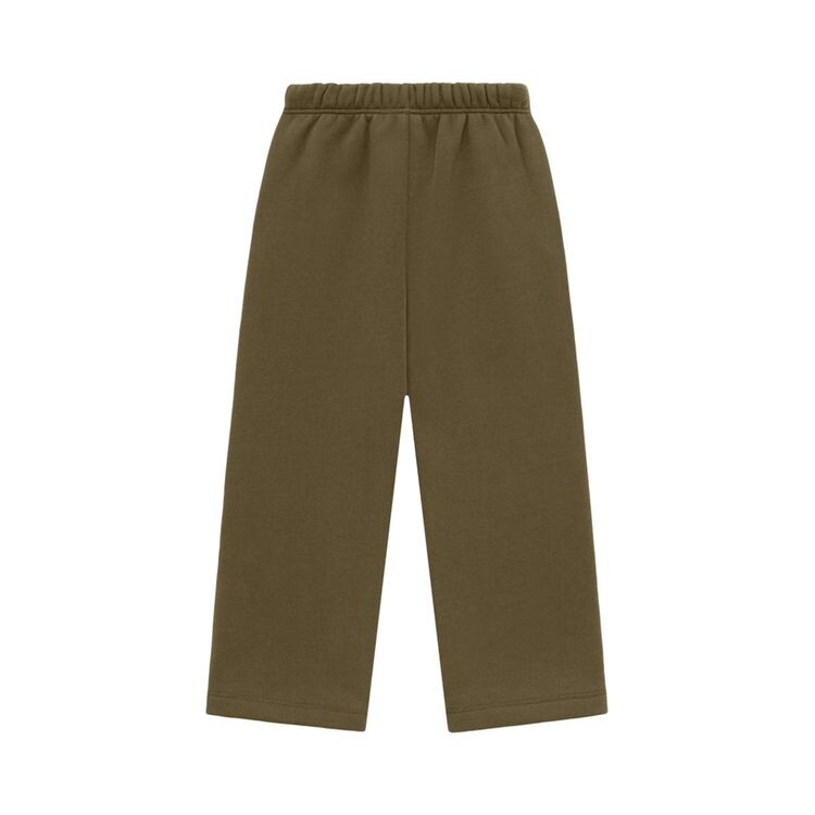 Спортивные брюки Fear of God Essentials Kids Fleece Relaxed Sweatpant Olive, зеленый — фото 2