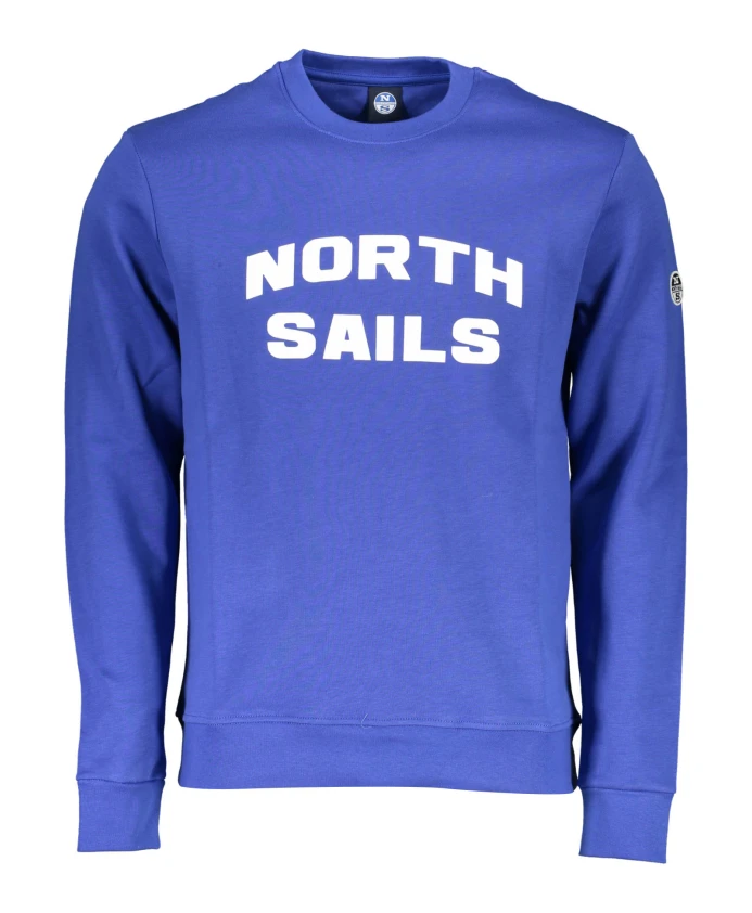 

Синяя толстовка с длинными рукавами и круглым вырезом North Sails, синий
