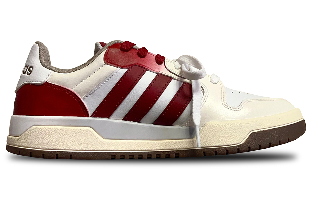 Entrap устойчивые к истиранию низкие кроссовки для скейтбординга unisex Adidas Neo, бежевый красный — фото 3