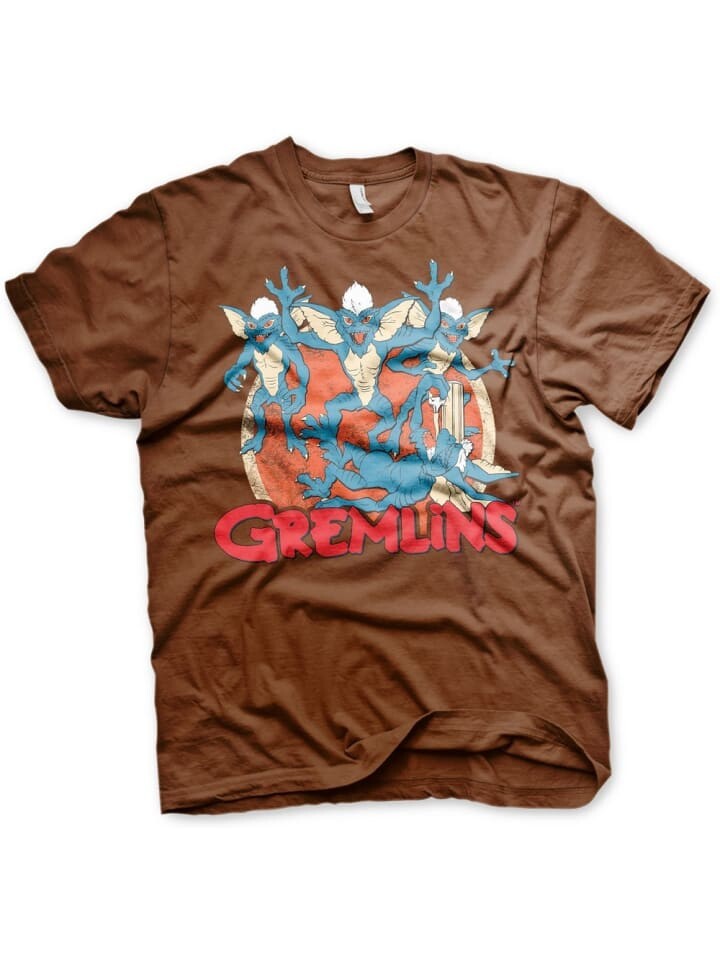 

Футболка Gremlins, коричневый