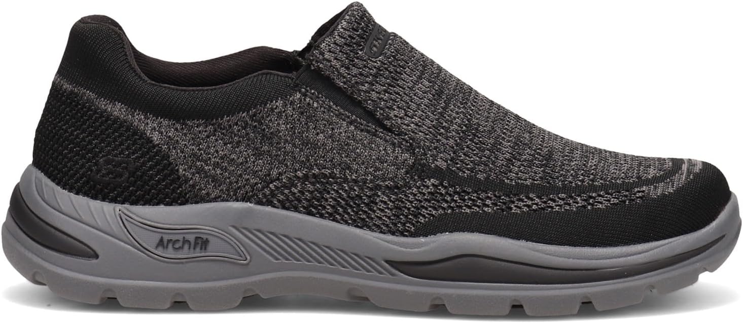 Мужские кроссовки Skechers для прогулок, черный — фото 2