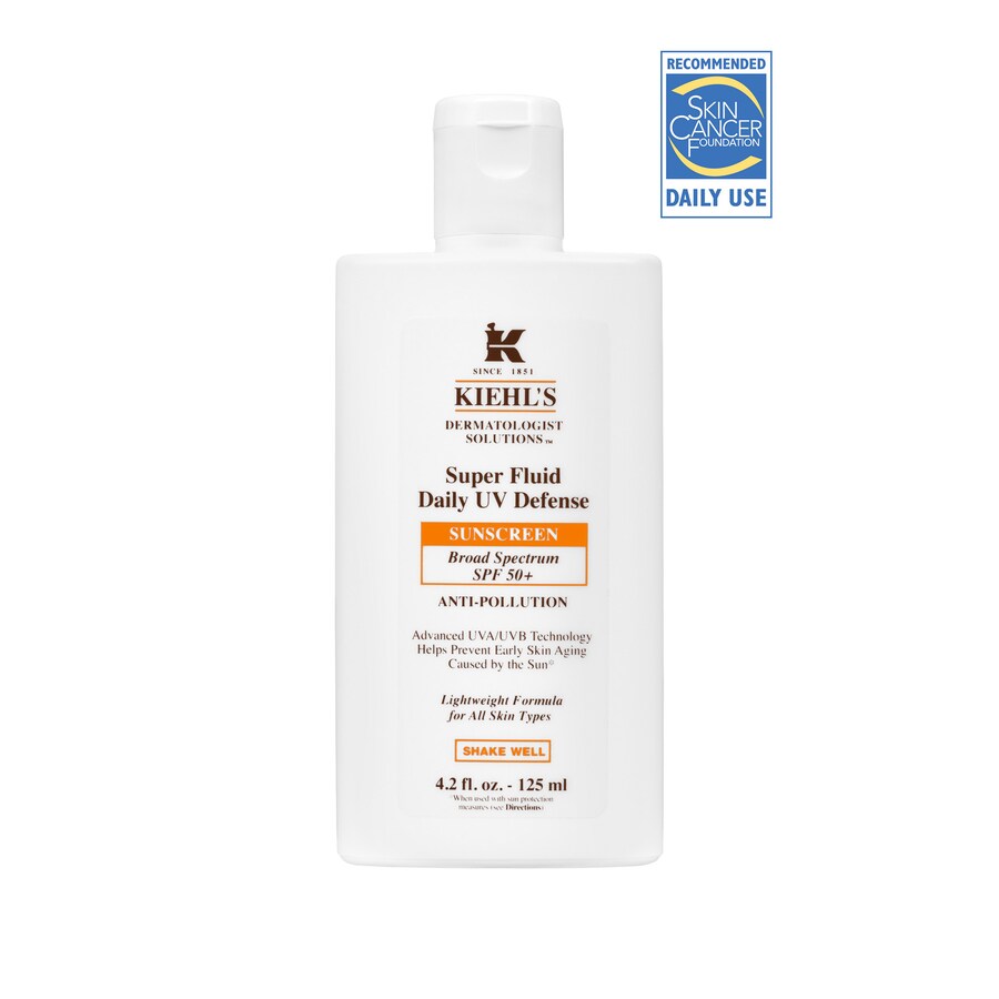 Жидкий солнцезащитный крем Super Fluid Daily UV Defense Sunscreen широкого спектра действия SPF 50+ Kiehl's Since 1851, 1.7 oz /50 ml — фото 2