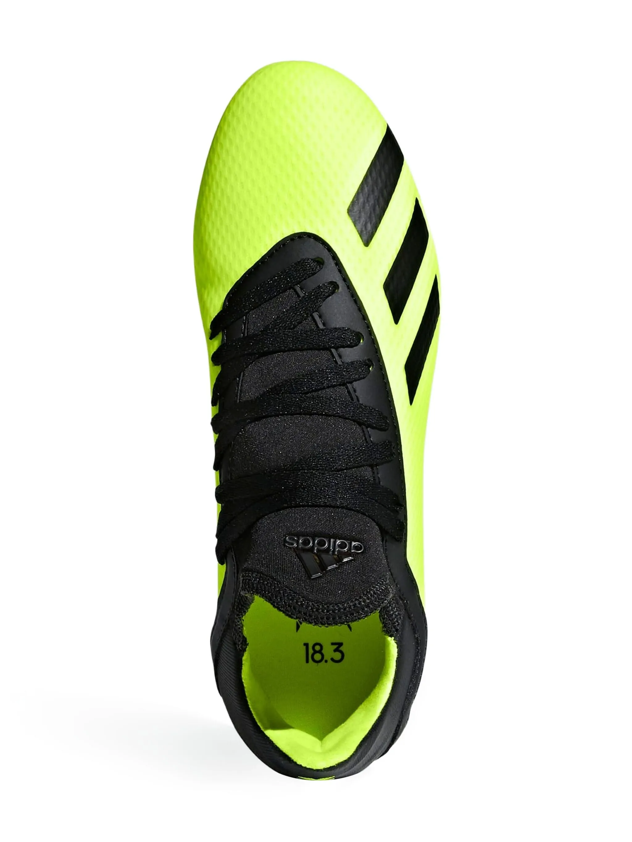 Кроссовки X 18.3 Firm Ground Solar/Core Black/Solar Adidas Kids, зеленый — фото 4