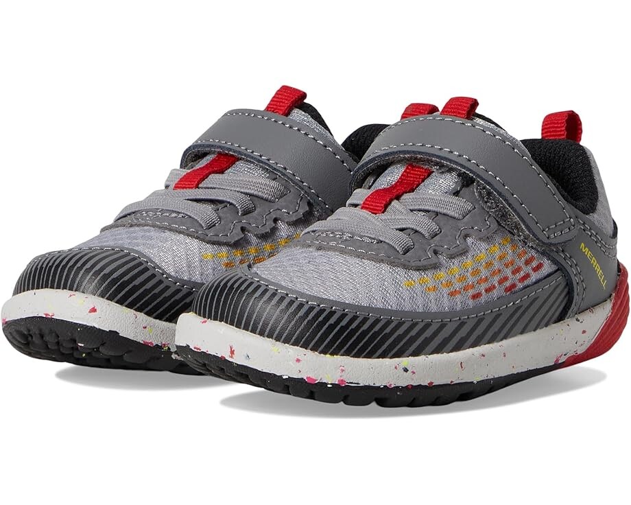 

Кроссовки Merrell Kids Bare Steps Sports, цвет Grey/Lava