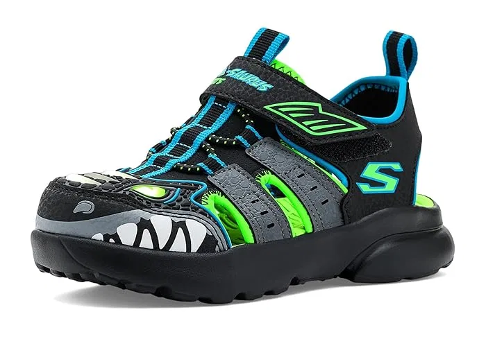 Сандалии Raptor Quest SKECHERS KIDS, Black/Lime